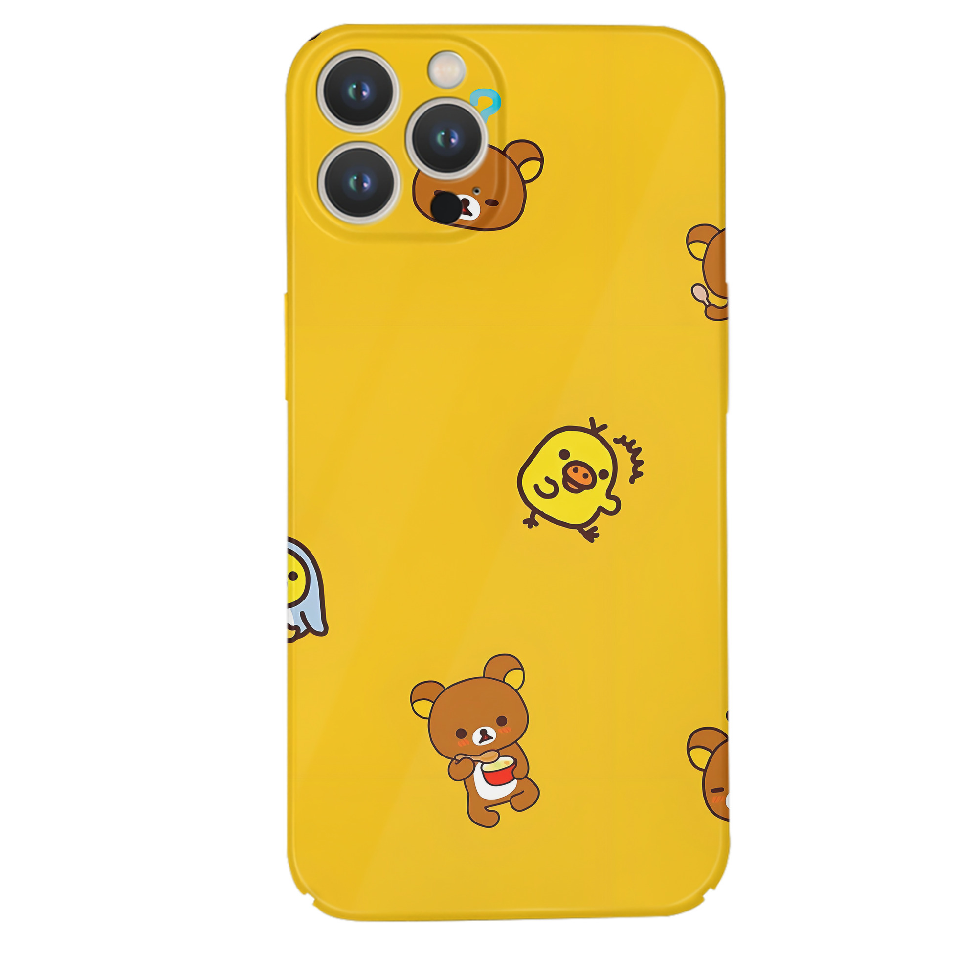 （画像用） リラックマ リラックマ キイロイトリ Rilakkuma Korilakkuma Kiiroitori 【iPhone 14シリーズ対応】ハードケース